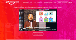 Desktop Screenshot of getsocialposts.com